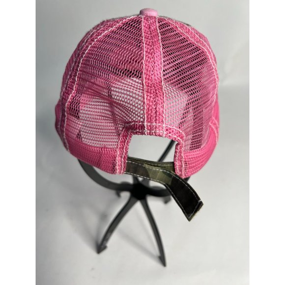 Tractor Supply Trucker Cap  OS Pink and Cammo  Camouflage 48% Cotton 52% Polyest - Picture 11 of 12